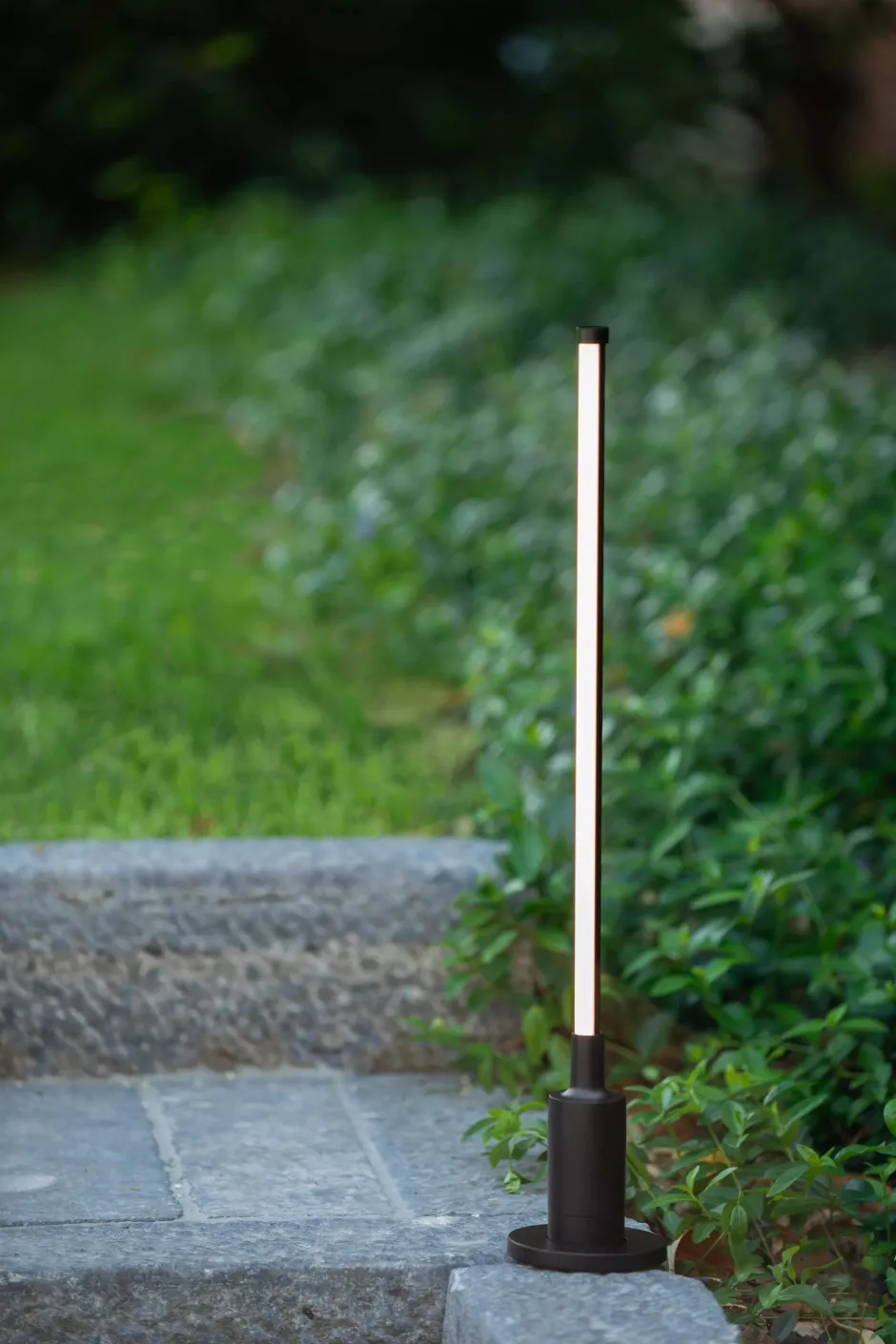 Wegeleuchten|Led Außenleuchten* LED Wegeleuchte Aluminium 3000 K IP54 H:58 cm Erdspieß