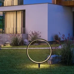 Just Light LED Wegeleuchte mit Erdspieß 48 cm IP65 3000 K Schwarz< Designerlampen|Wegeleuchten