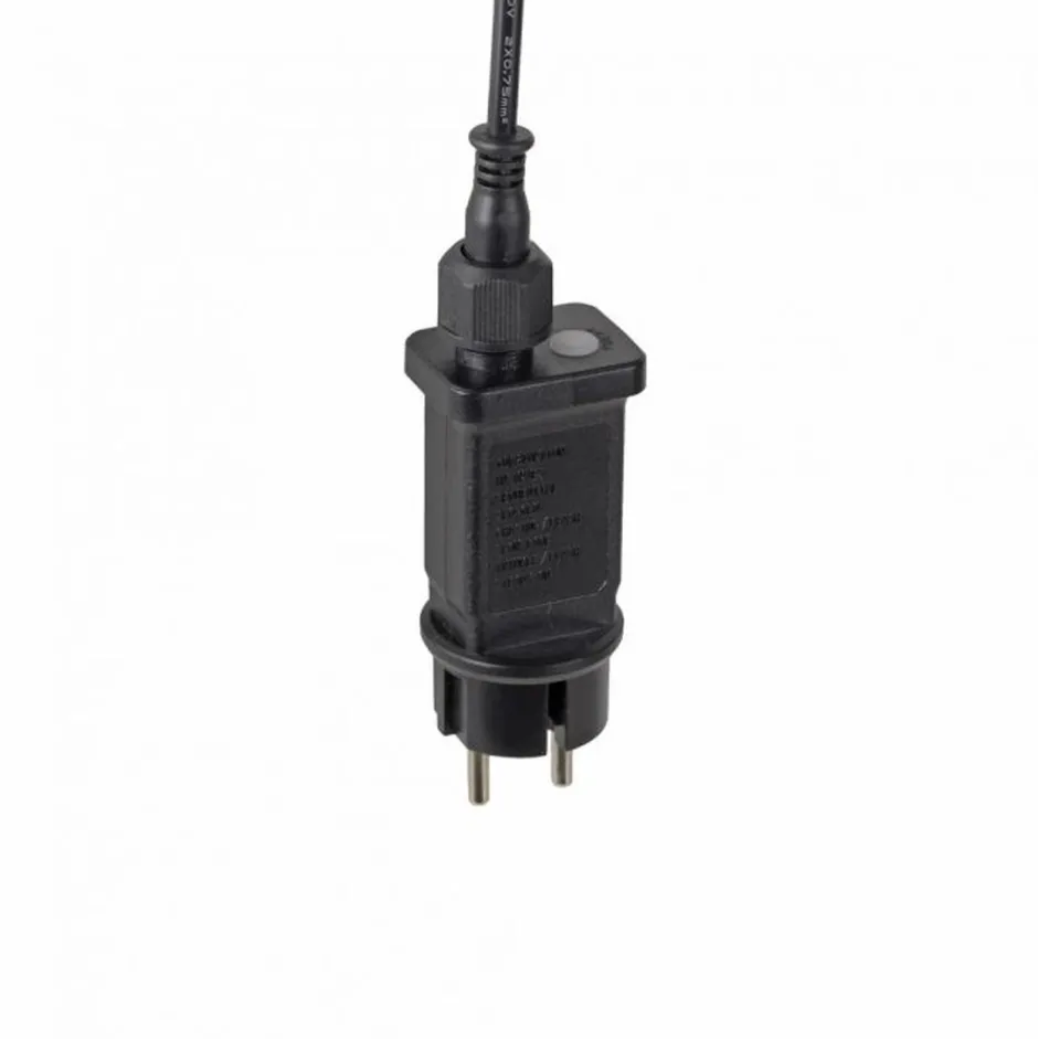 Metall Lampen|Designerlampen*Just Light LED Wegeleuchte mit Erdspieß 2er Set 66 cm IP65 Schwarz