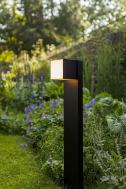 Eco-Light LED Wegeleuchte Schwarz IP54 500 lm 3000 K beweglich< Metall Lampen|Wegeleuchten