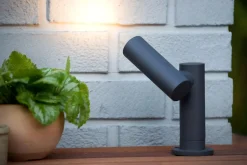 LED Wegeleuchte verstellbar Anthrazit IP65 13 cm 3000 K< Wegeleuchten|Led Außenleuchten