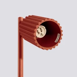 Bürolampen|Schlafzimmer Lampen*Sollux Leselampe GU10 43 cm hoch Aluminium in Rot Modern schwenkbar