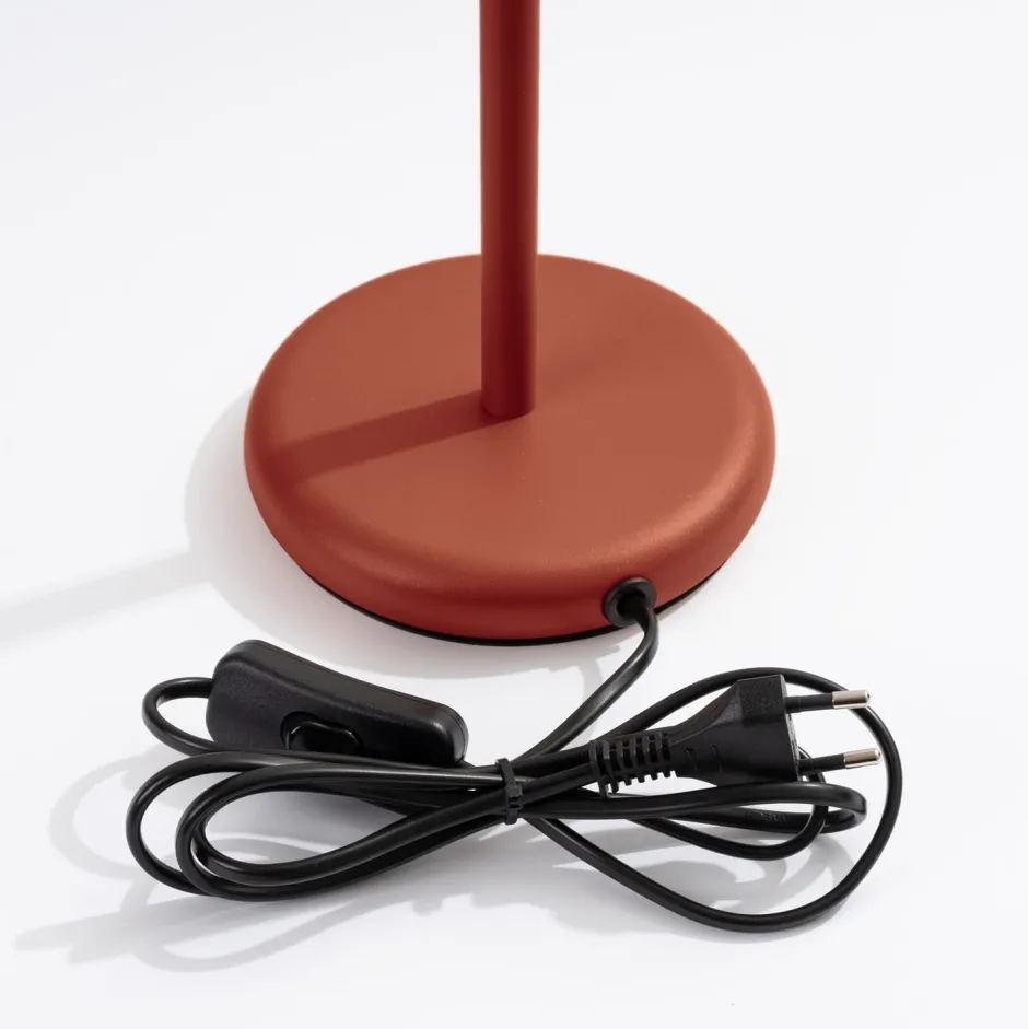 Bürolampen|Schlafzimmer Lampen*Sollux Leselampe GU10 43 cm hoch Aluminium in Rot Modern schwenkbar