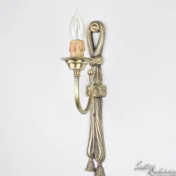 Giovanni Battista Leuchter Wandlampe aus Echt-Messing in Bronze< Wandleuchten|Esszimmer Lampen