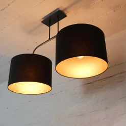 Deckenleuchten|Esszimmer Lampen*Nowodvorski Loft Deckenleuchte Alice mit schwarzen Schirmen