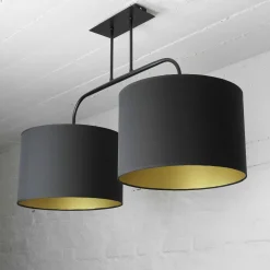 Deckenleuchten|Esszimmer Lampen*Nowodvorski Loft Deckenleuchte Alice mit schwarzen Schirmen