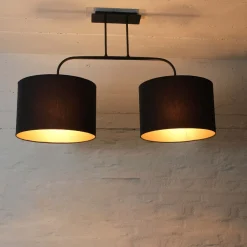 Deckenleuchten|Esszimmer Lampen*Nowodvorski Loft Deckenleuchte Alice mit schwarzen Schirmen