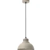 Luminex Loft Hängelampe Beige Metall Ø21 cm E27 akzentuiert< Hängelampen|Bürolampen