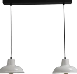 Hängelampen|Esszimmer Lampen*Masterlight Loft Leuchte schwarz 2-flmg