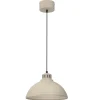 Luminex Loft Pendelleuchte Beige Metall Ø30 cm E27 akzentuiert< Hängelampen|Esszimmer Lampen