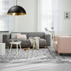 Masterlight Loft Pendelleuchte LARINO Grau Metall Gold Ø80cm< Hängelampen|Industrie Lampen