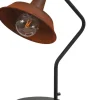 Tischlampen|Schlafzimmer Lampen*Masterlight Loft Tischleuchte PRATO Braun rustikal H53cm