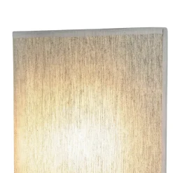 Duolla Loft Wandlampe Stoff Schirm halbrund E27 in Grau ALICE< Wandleuchten|Flurlampen