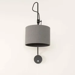 Wandleuchten|Moderne Lampen*Nowodvorski Loft Wandleuchte mit Schalter VIPER flexibel Grau
