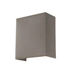 Duolla Loft Wandleuchte Stoff Schirm Taupe Loft Design E27< Wandleuchten|Flurlampen