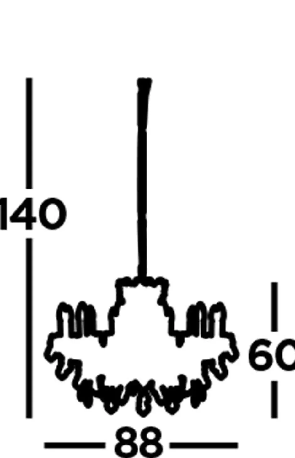 Searchlight Lüster Kristall Ø 88 cm groß Messing Antik 12x E14< Hängelampen|Esszimmer Lampen