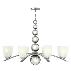 Elstead Lüster ROMINA Nickel kürzbar Ø97cm Pendelleuchte< Hängelampen|Esszimmer Lampen