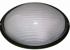 Lido Maritime Außenlampe Schwarz Weiß IP44 B:22cm Bullauge< Außenleuchten Antik|Außenwandleuchten