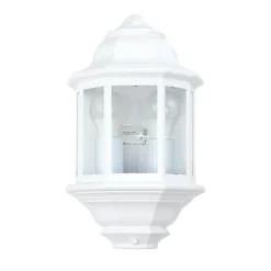 Rustikale Lampen|Maritime Lampen*Easylight Maritime Außenleuchte Wandlaterne LIVORNO weiß E27