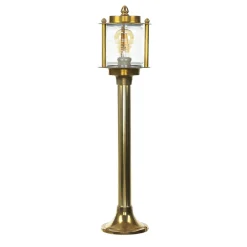 Rustikale Lampen|Messinglampen*Lido Maritime Gartenleuchte Messing rostfrei H:89cm
