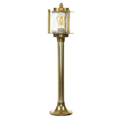 Rustikale Lampen|Messinglampen*Lido Maritime Gartenleuchte Messing rostfrei H:89cm