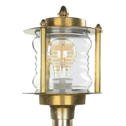 Rustikale Lampen|Messinglampen*Lido Maritime Gartenleuchte Messing rostfrei H:89cm