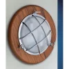 Led Lampen|Wandleuchten*Laura Suardi Maritime LED Wandlampe SILVIO Chrom Maritim rund