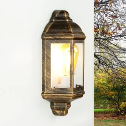 Rustikale Lampen|Maritime Lampen*Easylight Maritime Wand Außenleuchte Kupfer Antik LIVORNO E27