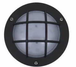 Außenleuchten Antik|Außenwandleuchten*Lido Maritime Wandlampe rund IP44 Bullauge Aluminium Ø14cm