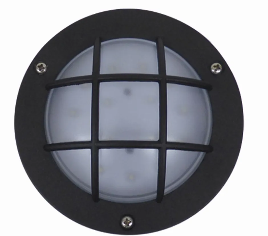 Außenleuchten Antik|Außenwandleuchten*Lido Maritime Wandlampe rund IP44 Bullauge Aluminium Ø14cm