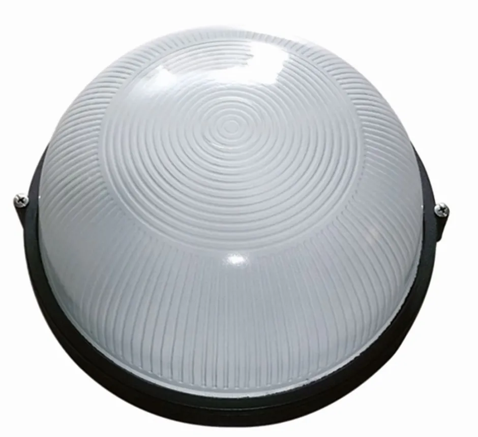 Lido Maritime Wandleuchte außen IP44 rund Ø26cm Schwarz Weiß< Außenleuchten Antik|Außenwandleuchten