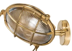 Lido Massive Schiffslampe Messing IP64 rostfrei Haus Hof< Außenwandleuchten|Rustikale Lampen