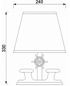 Tischlampen|Schlafzimmer Lampen*Laura Suardi Massive Tischlampe Chrom Braun aus Messing Maritim