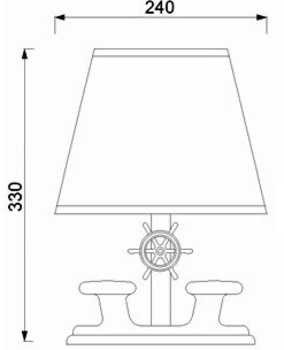 Tischlampen|Schlafzimmer Lampen*Laura Suardi Massive Tischlampe Chrom Braun aus Messing Maritim