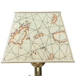 Laura Suardi Massive Tischlampe Messing maritimes Design H:33cm< Schlafzimmer Lampen|Lampen Aus Aller Welt