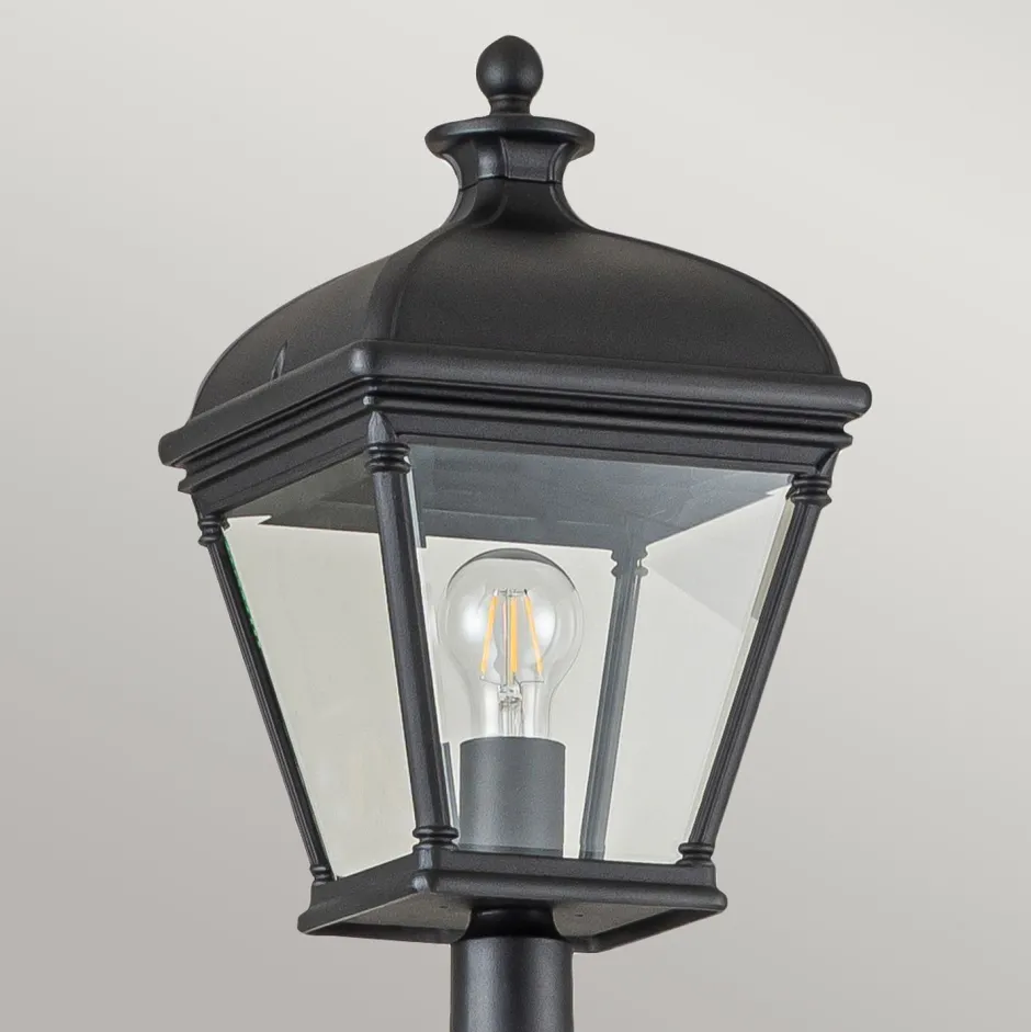 Elstead Mastleuchte 216,4 cm IP44 Vintage Schwarz E27 Garten Weg< Gartenlaternen|Industrie Lampen