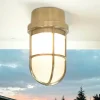 Laura Suardi Messing Deckenleuchte IP44 Maritim Schiff außen< Metall Lampen|Messinglampen