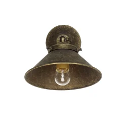 Wandleuchten|Esszimmer Lampen*Giovanni Battista Messing Wandlampe in Bronze antik verstellbar