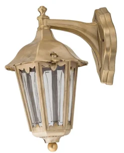 Lido Messing Wandlampe IP43 Rustikal Haustür THASOS< Außenleuchten Antik|Außenleuchten Messing