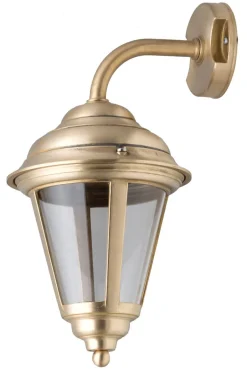 Lido Messing Wandlampe IP43 Rustikal Außen Hof Haus< Außenleuchten Antik|Außenleuchten Messing