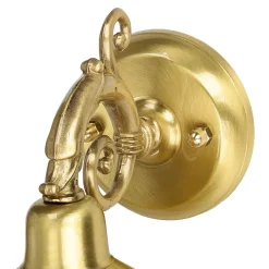 Außenwandleuchten|Rustikale Lampen*Lido Messing Wandlampe Rustikal elegant H:28cm ANDROS