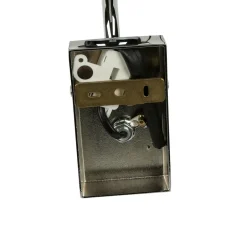 Giovanni Battista Messing Wandleuchte E27 Beige Silber elegant< Wandleuchten|Küchenlampen