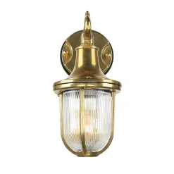 Lido Messing Wandleuchte IP64 Maritim Terrasse THISSEAS< Außenwandleuchten|Rustikale Lampen