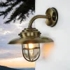 Lido Messing Wandleuchte Maritim Außenwand wetterfest< Außenwandleuchten|Rustikale Lampen