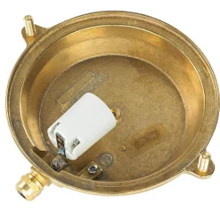 Lido Messing Wandleuchte rund IP64 Maritim SERIFOS< Rustikale Lampen|Metall Lampen