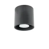 Küchenlampen|Moderne Lampen*Sollux Metall Deckenlampe Anthrazit Ø10cm H:10cm klein G9