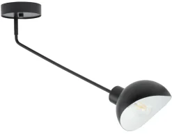 Sigma Metall Deckenleuchte Schwarz Weiß E27 außergewöhnlich< Deckenleuchten|Moderne Lampen