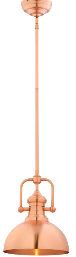 Hängelampen|Esszimmer Lampen*Jupiter Metall Hängelampe in Kupfer Ø15cm E27 Industrial