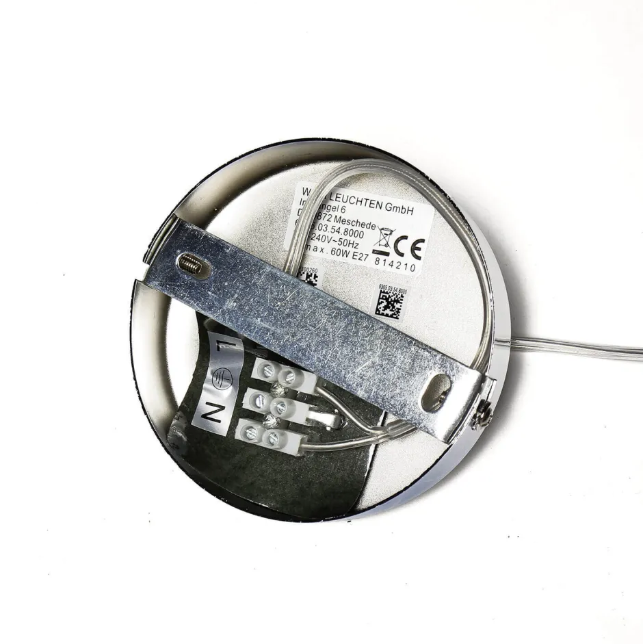 Deckenleuchten|Retro Lampen*WOFI Metall Pendelleuchte in Nickel Retro verstellbar