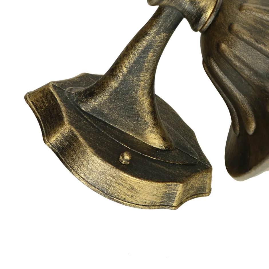 Easylight MILANO Außen Wandleuchte Gold Antik E27 rustikal< Metall Lampen|Rustikale Lampen